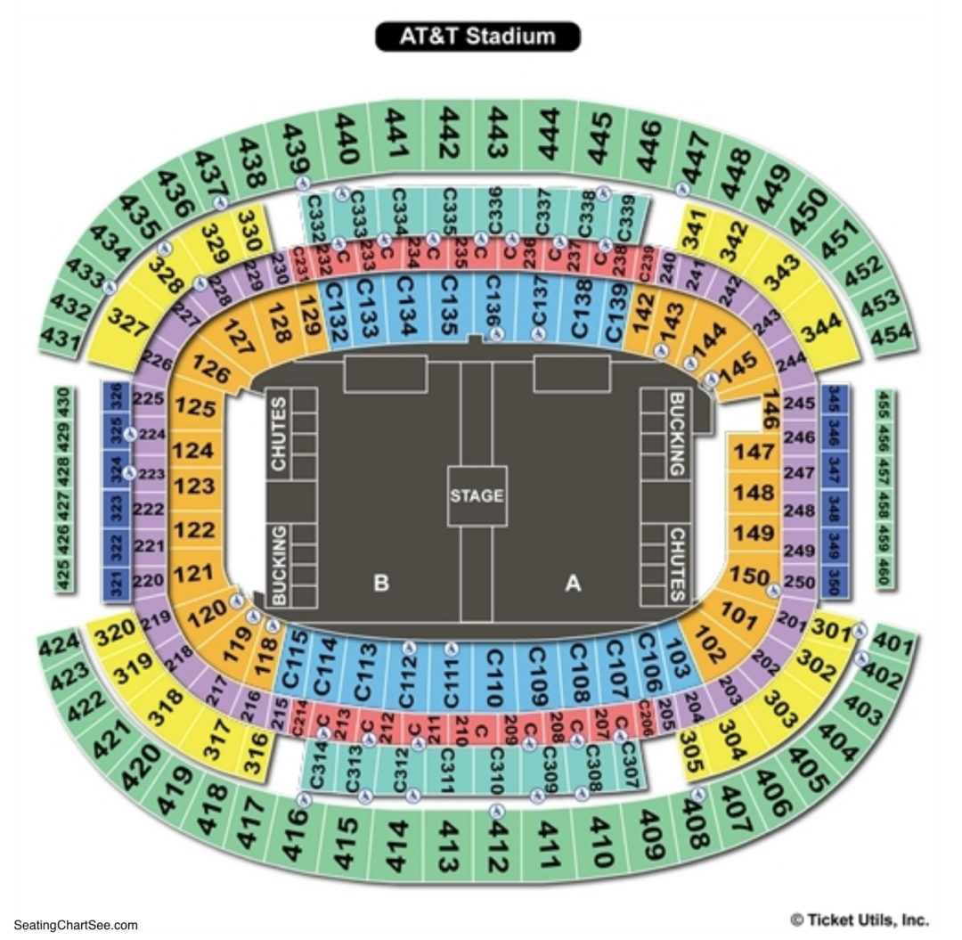 AT&T Stadium Seating Chart | Seating Charts & Tickets