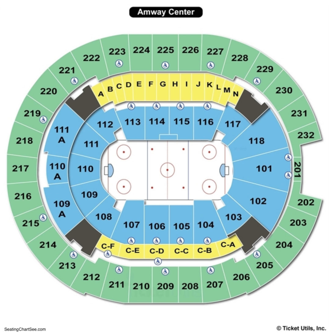 Amway Center Seating Chart Seating Charts & Tickets