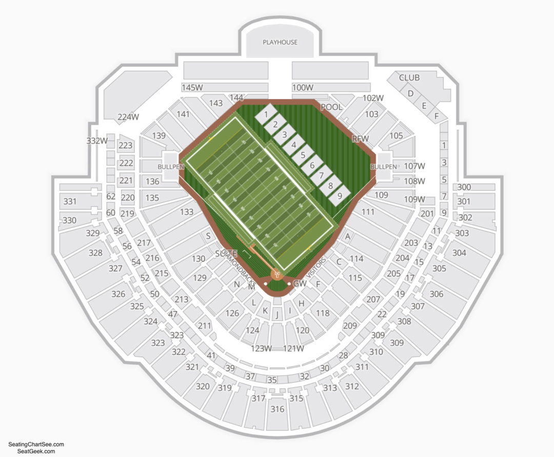 Chase Field Seating Chart | Seating Charts & Tickets