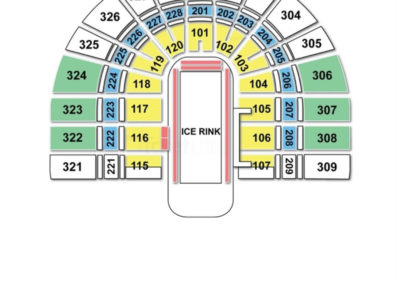 Canadian Tire Centre Ice Show Seating Chart