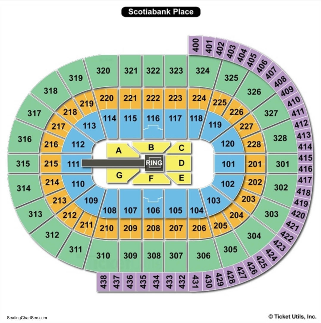 Canadian Tire Centre Seating Chart | Seating Charts & Tickets