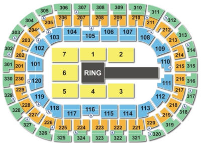 Chesapeake Energy Arena WWE Seating Chart