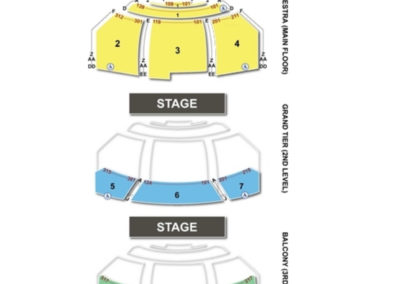 Durham Performing Arts Center Seating Chart 1