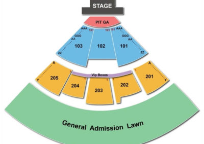 Fiddler's Green Amphitheatre Seating Chart Concert