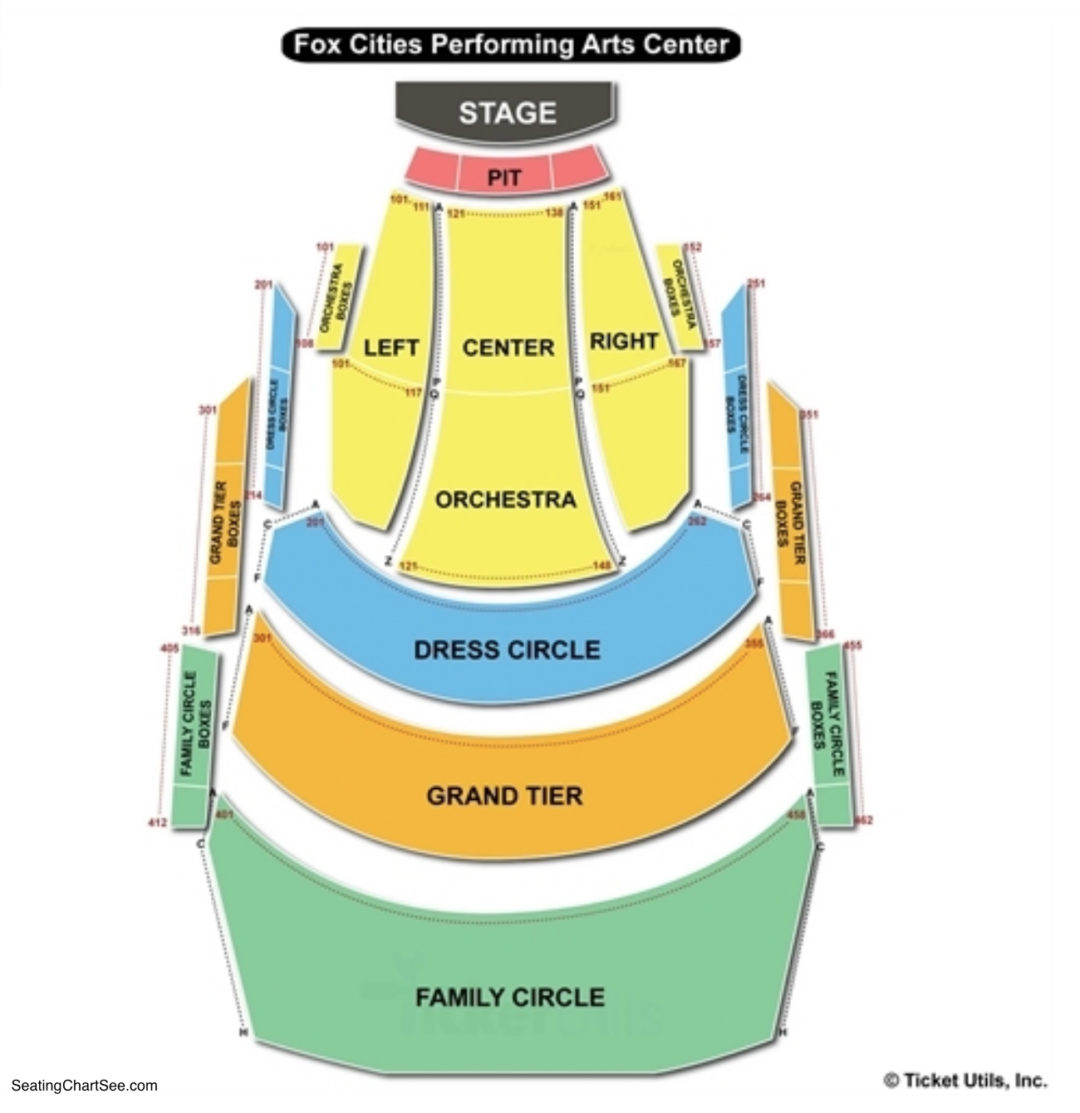 Fox Theatre Spokane Seating Chart