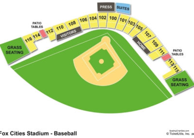 Fox Cities Stadium Seating Chart