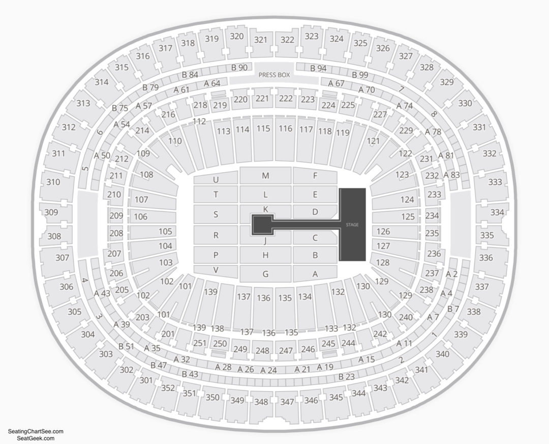 Dome Concert Seating Chart Seating Charts & Tickets