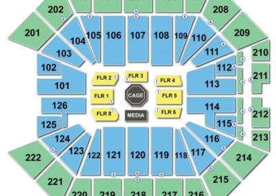 Golden 1 Center UFC Seating Chart