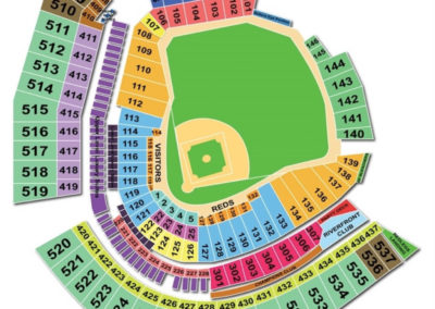 Great American Ball park Seating Chart Baseball