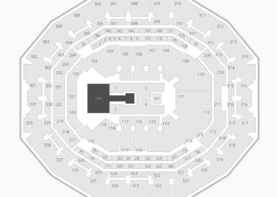 KFC Yum! Center Seating Chart Concert