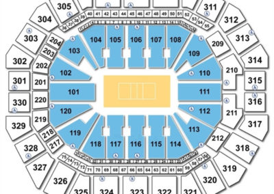 KFC Yum! Center Volleyball Seating Chart