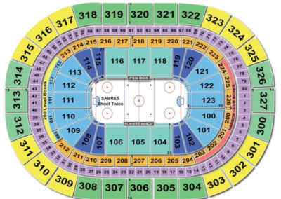 KeyBank Center Hockey Seating Chart