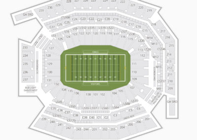 Lincoln Financial Field Seating Chart NCAA Football