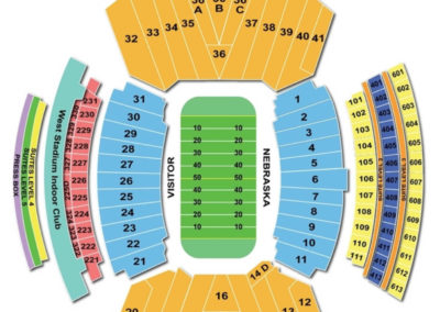 Memorial Stadium Nebraska Seating Chart Football