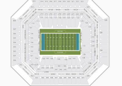 Miami Dolphins Seating Chart