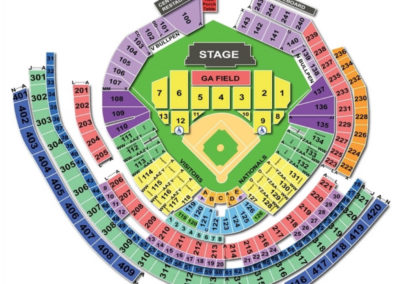 Nationals Park Concert Seating Chart 