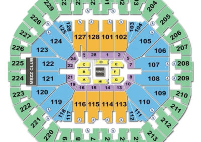 Oracle Arena Boxing Seating Chart