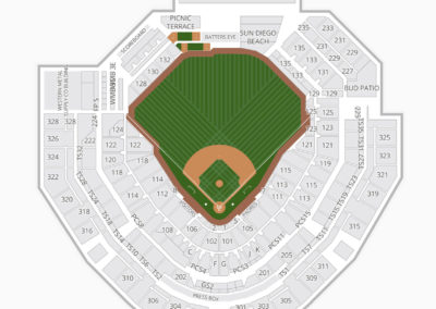 Petco Park Seating Charts