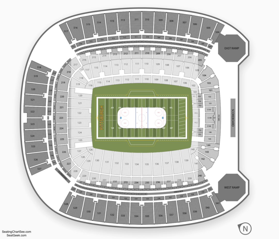 Heinz Field Seating Chart Seating Charts & Tickets