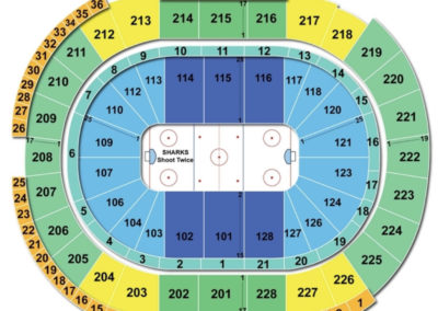 SAP Center Hockey Seating Chart