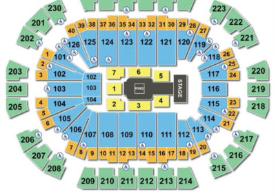 Save Mart Center Seating Chart WWE