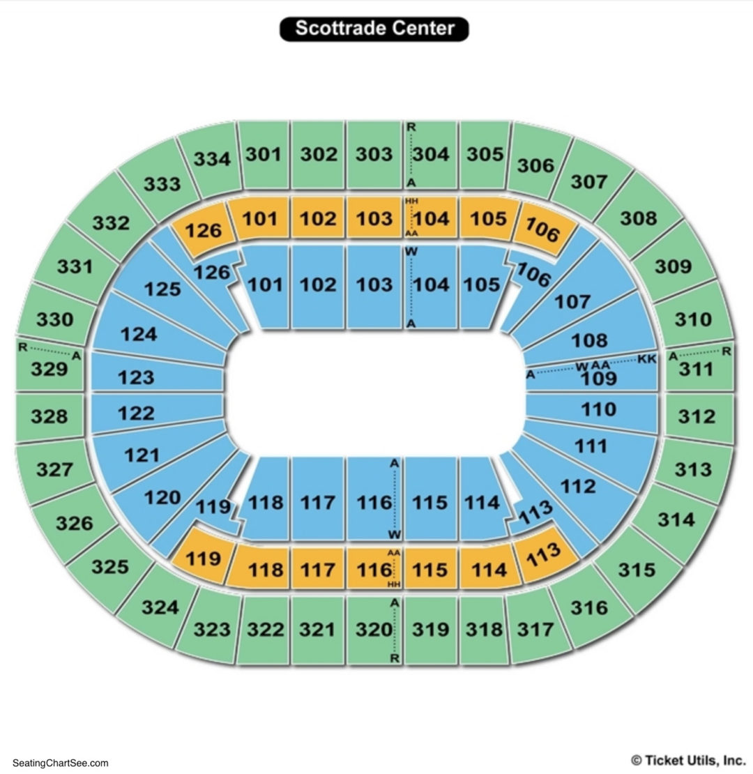 Scottrade Center Seating Chart | Seating Charts & Tickets