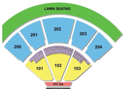 Shoreline Amphitheatre Seating Chart