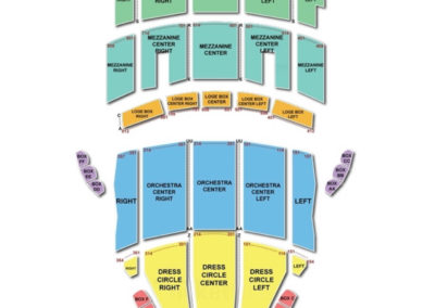 State Theatre - The Playhouse Square Center Seating Chart Main Map