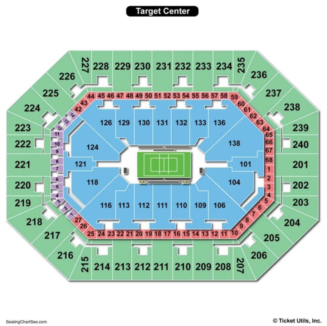 Target Center Seating Chart | Seating Charts & Tickets