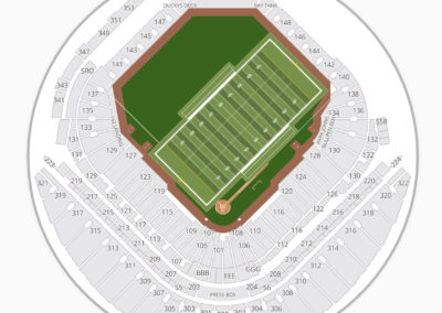 Tropicana Field Seating Chart NCAA Football