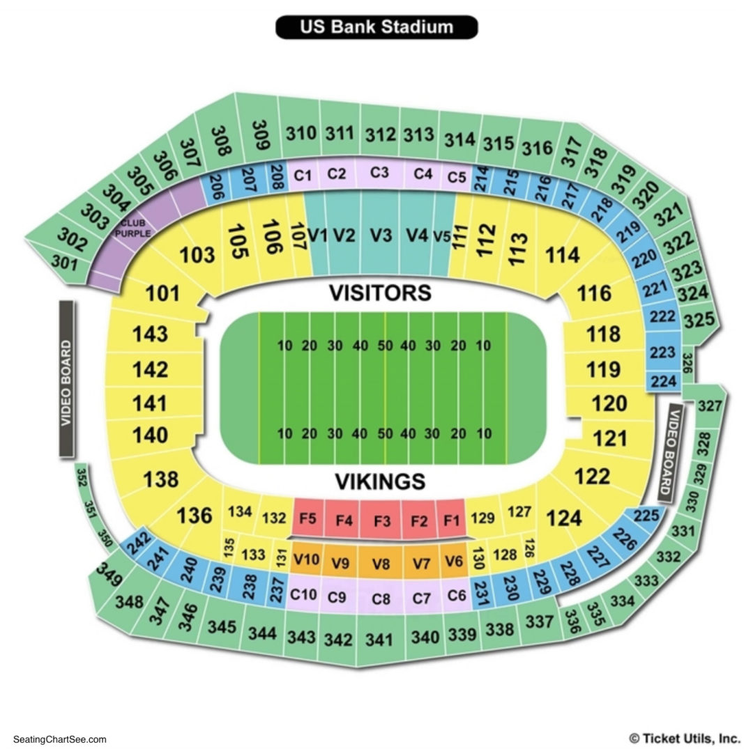 US Bank Stadium Seating Chart | Seating Charts & Tickets