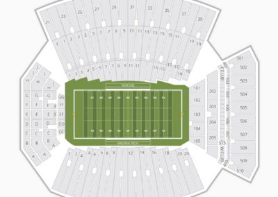 Virginia Tech Hokies Football Seating Chart