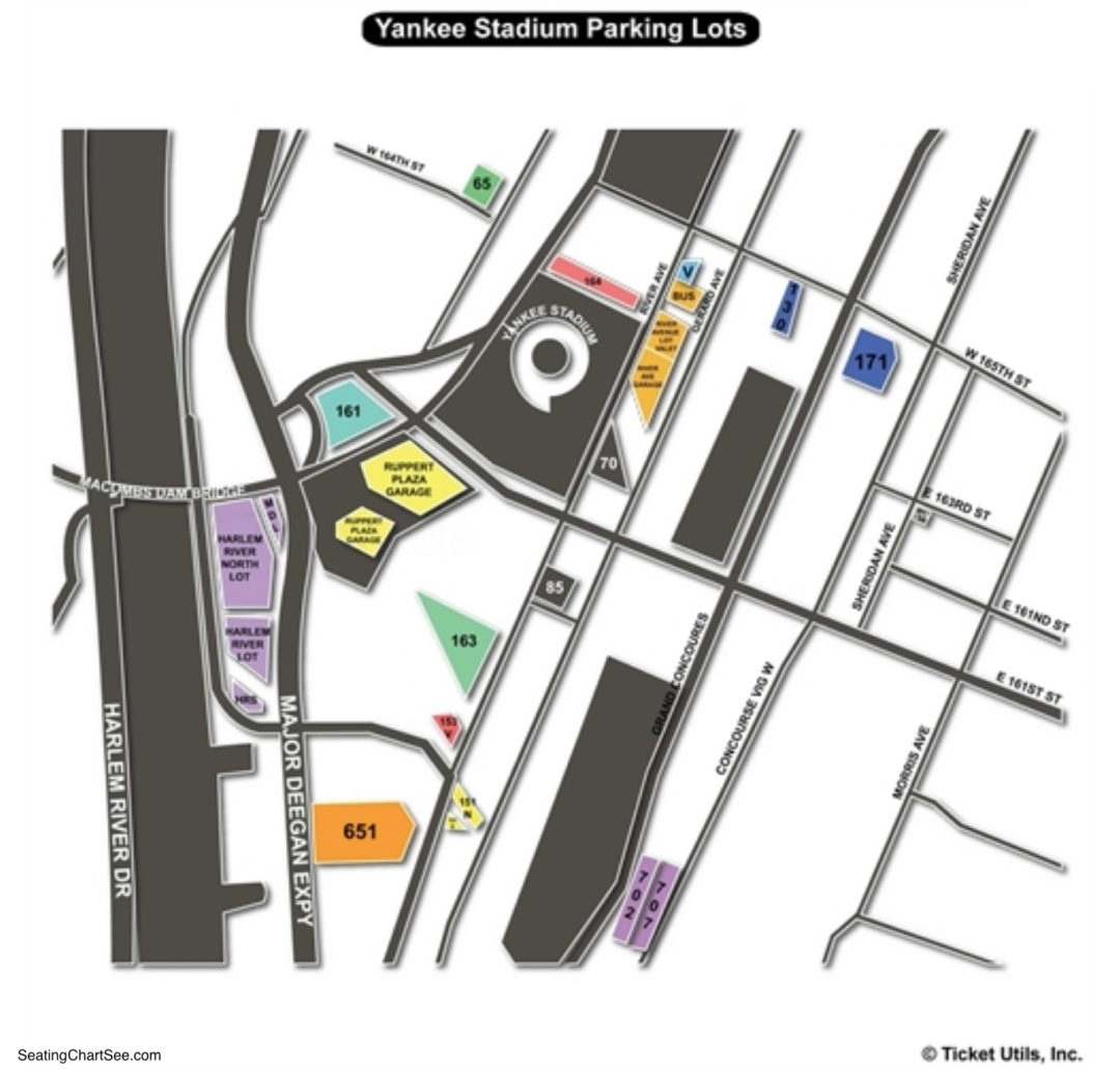 Yankee Stadium Seating Chart Seating Charts And Tickets