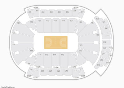 Jacksonville Veterans Memorial Arena Seating Chart NCAA Basketball