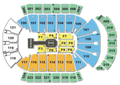 Jacksonville Veterans Memorial Arena Seating Chart WWE