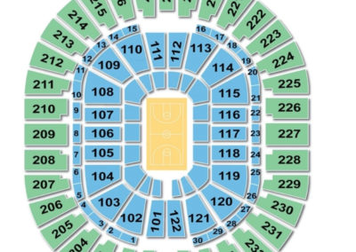 Thomas and Mack Center Seating Chart Basketball