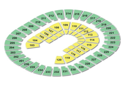 Thomas and Mack Center Seating Chart Gymnastics