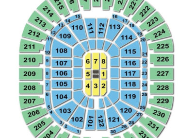 Thomas and Mack Center Seating Chart WWE