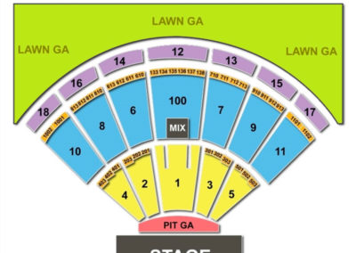 Bethel Woods Center for the Arts Seating Chart