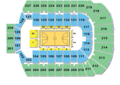 Blue Cross Arena Seating Chart Basketball