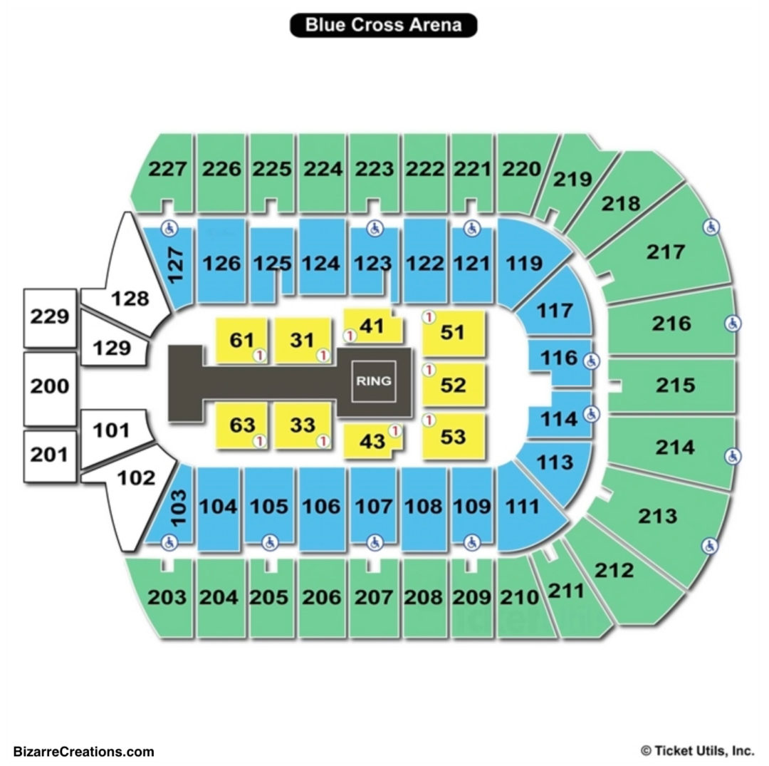 Dickies arena wwe seating chart