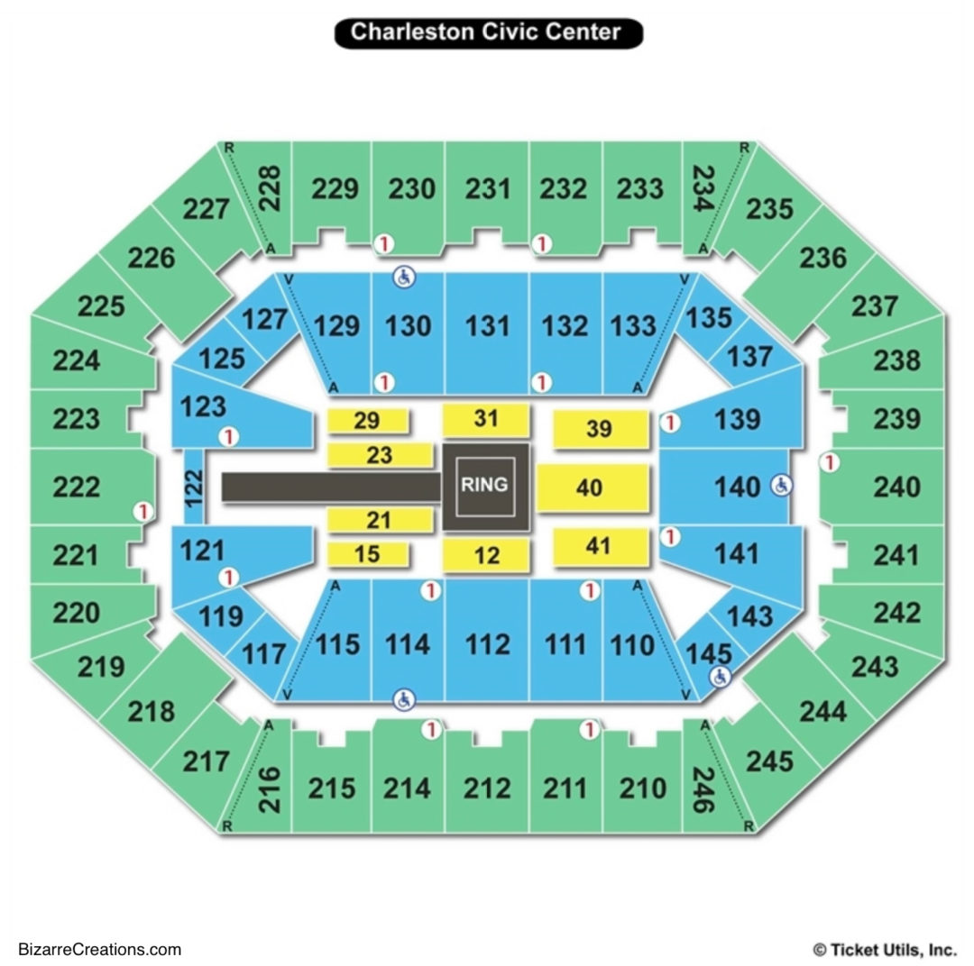 Charleston Civic Center Seating Chart Seating Charts & Tickets