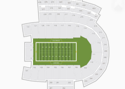 Colorado Buffaloes Football Seating Chart