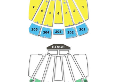 Comerica Theatre Concert Seating chart