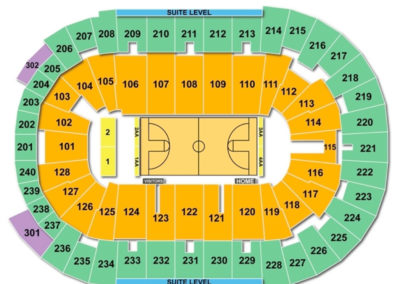 Dunkin' Donuts Center Basketball Seating Chart