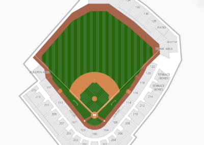 Durham Bulls Athletic Park Seating Chart (DBAP)