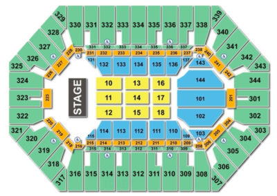 Freedom Hall Seating Chart Concert
