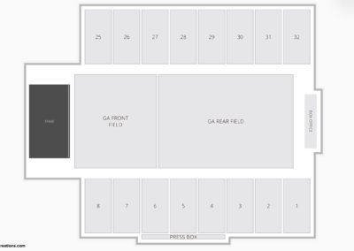 Hersheypark Stadium Seating Chart Concert
