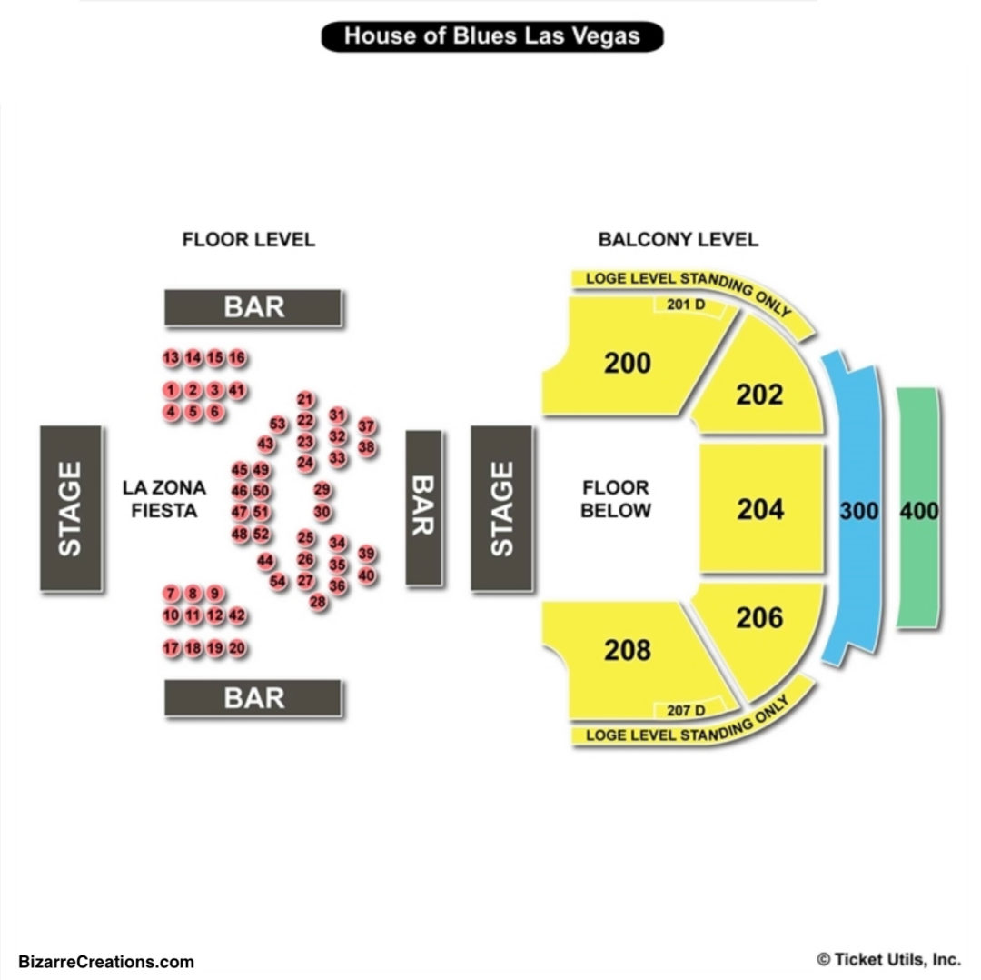 Resorts World Las Vegas Seating Chart