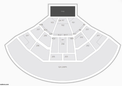 Lakewood Amphitheatre Seating Chart Concert